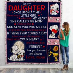 Once Upon A Time A Little Girl Who Stole My Heart Snoopy Bt Quilt