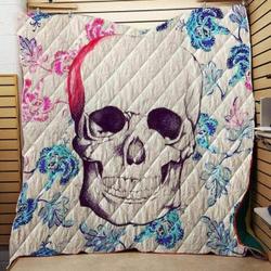 One Of A Kind Skull Quilt Tdhvz