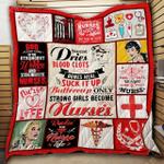 only strong girls become nurses clt180743 quilt blanket d2483023