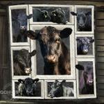 ooh gift premium quilt farmer black cows quilt d2420334