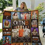 orange is the new black quilt blanket d2418203