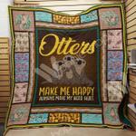 otter humans make my heart hurt quilt blanket dhc31121254td d2482365