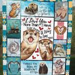 otter quilt blanket dhc13123760vt d2447483