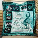 ovarian cancer awareness cl2100397mdq quilt blanket d2477667