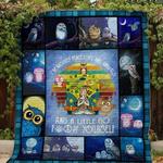 owl and yoga girl quilt d2423874