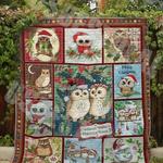 owl mistletoe kisses christmas quilt tdhwy d2487367