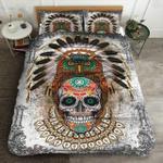 owl native american skull printed bedding set bedroom decor d2231424