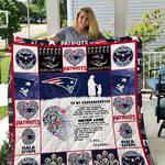 patriots to my granddaughter love grandmom quilt d2423097