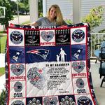 patriots to my grandson love grandmom quilt d2423099