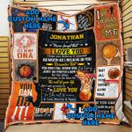 personalized basketball believe in yourself quilt blanket d2448628