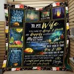 personalized camping to my wife quilt blanket from husband you are my always and forever quilt 0