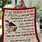 personalized constructor from husband to my gorgeous wife quilt meaningful gifts for mom great 0