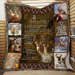 personalized deer to my wife from husband never forget that i love you quilt blanket great d2453956