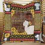 personalized elephant to my mom from son you are aprreciated quilt blanket great customized gifts 0