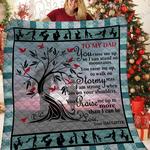 personalized growing up to my dad quilt blanket from daughter you raise me up great customized 0