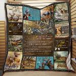 personalized husband and wife deer to my only love quilt blanket i love you forever and always 0