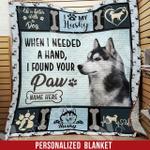 personalized husky quilt blanket dhc0602639td d2446749