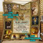 personalized i am the storm lion quilt blanket d2448846