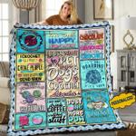 personalized i just want to pet my dogs and crochet quilt blanket great customized blanket gifts 0