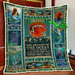 personalized mermaid ocean quilt blanket d2451898