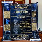 personalized my love for you is forever wolf quilt blanket d2448969