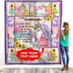 personalized name to my granddaughter unicorn little girl never forget i love you gifts from 0