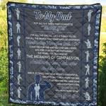 personalized navy soldier to my dad from son i forgot to thank you quilt blanket great customized 0