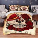 personalized skull couple love bed sheets spread comforter duvet cover bedding sets d2124406