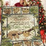 personalized sloth to my daughter from mom never forget that i love you quilt blanket great 0