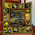 personalized softball to my daughter quilt blanket i love you so much great customized blanket 0