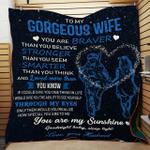 personalized soldier to my wife from husband you are braver quilt blanket great customized gifts 0