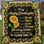 personalized sunflower to my granddaughter from grandparents you are beautiful you are magical 0