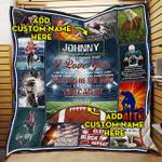 personalized to my boy football quilt blanket d2448894