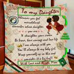 personalized to my girl quilt blanket d2449847