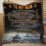 personalized to my mom quilt blanket from son thanks for all the special little things you do 0