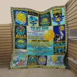 personalized to my son from mom just go forth quilt blanket great customized gifts for birthday 0