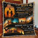 personalized to my wife quilt blanket i love you forever and always great customized blanket 0
