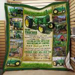 personalized trucker to my husband quilt blanket from wife i promise that i will love you great 0