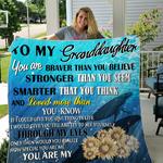 personalized whale to my granddaughter from grandma you are braver than you believe quilt blanket 0
