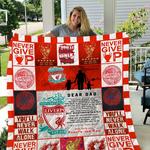 personlaized name liverpool to my dad love sons quilt blanket d2418607