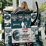 philadelphia eagles personalized name quilt blanket d2418630