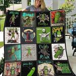 pickle rick quilt blanket all season plus size quilt blanket d2456466