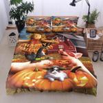 pig cat pumpkins halloween bedding set d2158304