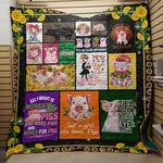 pig sunflower cl14100409mdq quilt blanket d2478793