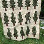 pine tree with big foot hur quilt bevrwc d2485696