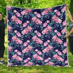pink peony floral flower cl17100457mdq quilt blanket d2477878
