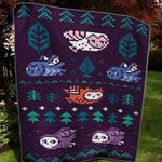 pixel owl and tree dd quilt tdhyf d2485579