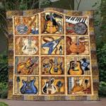 play the guitar quilt blanket tt99 quilt d2415939