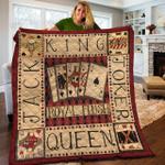 poker jack queen king joker royal flush quilt blanket great customized blanket gifts for birthday 0