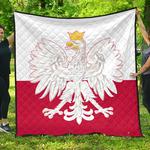 poland flag premium quilt a6 quilt d2420197